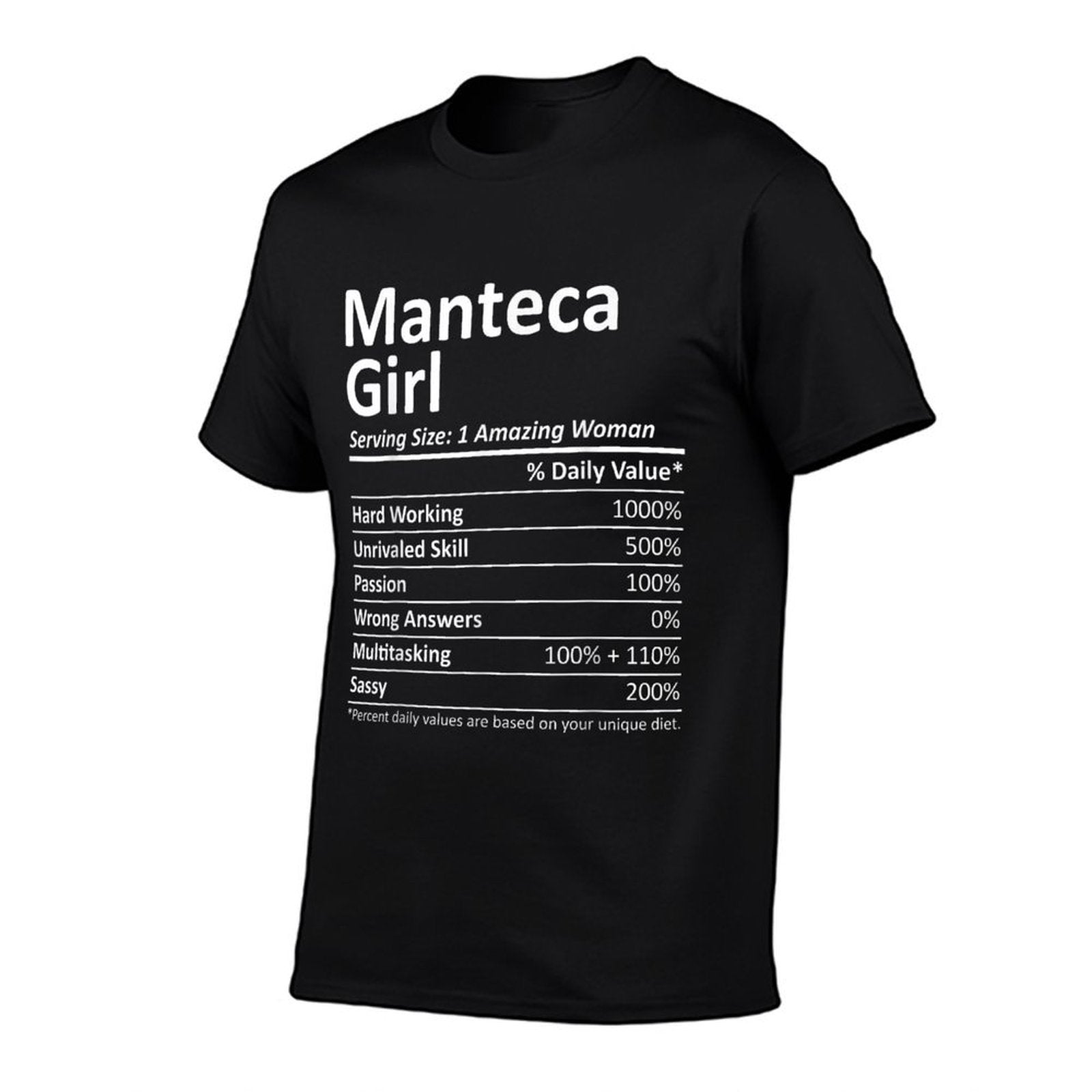 MANTECA GIRL CA CALIFORNIA Funny City Home Roots USA Gift  Relaxed-fit T-Shirt