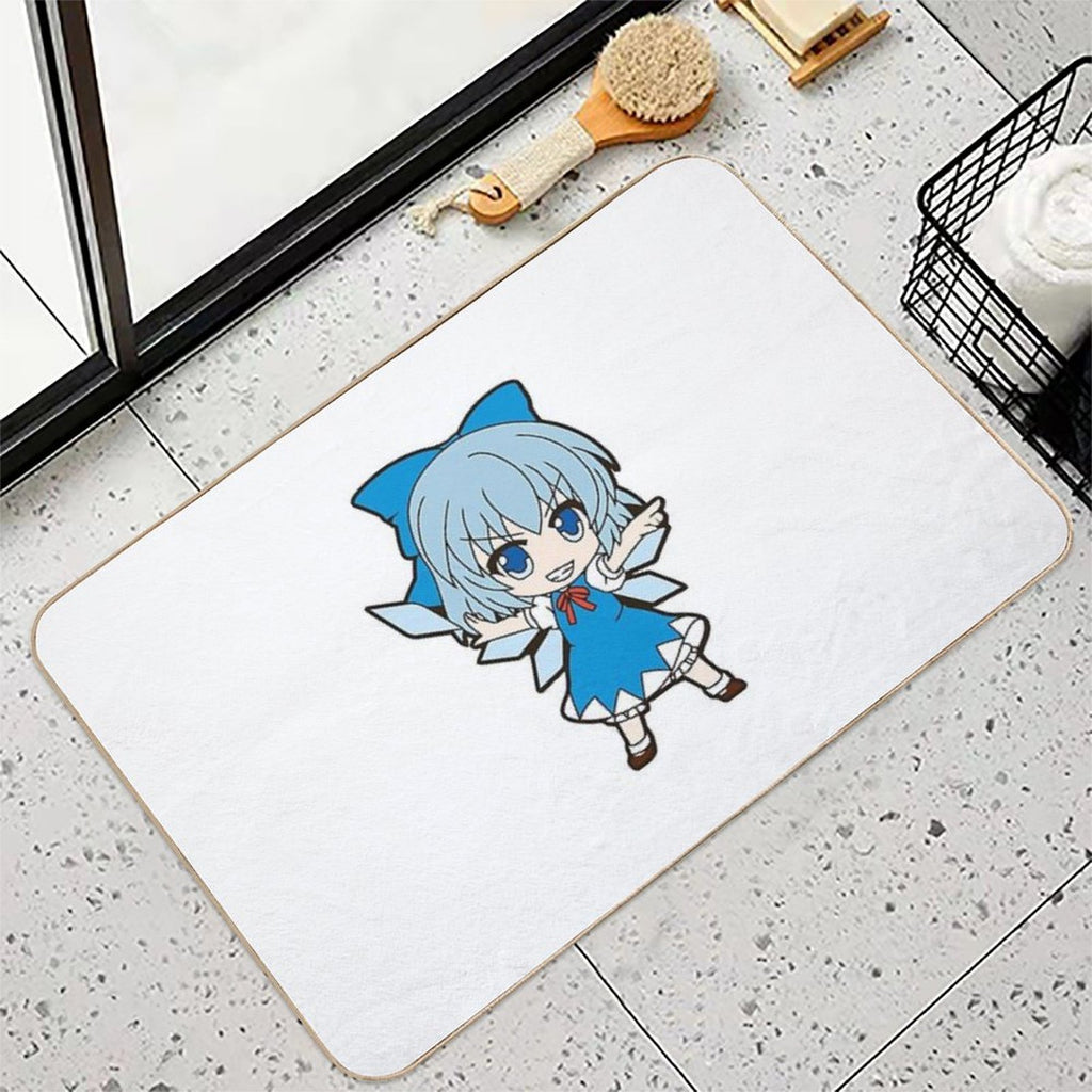 Blue Girl  Rapid-Drying Bath Mat