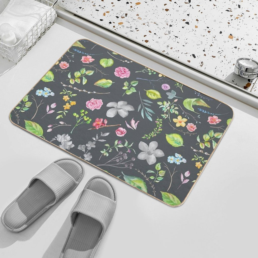 Yay, Plants!  Dirt-Trapping Bath Mat