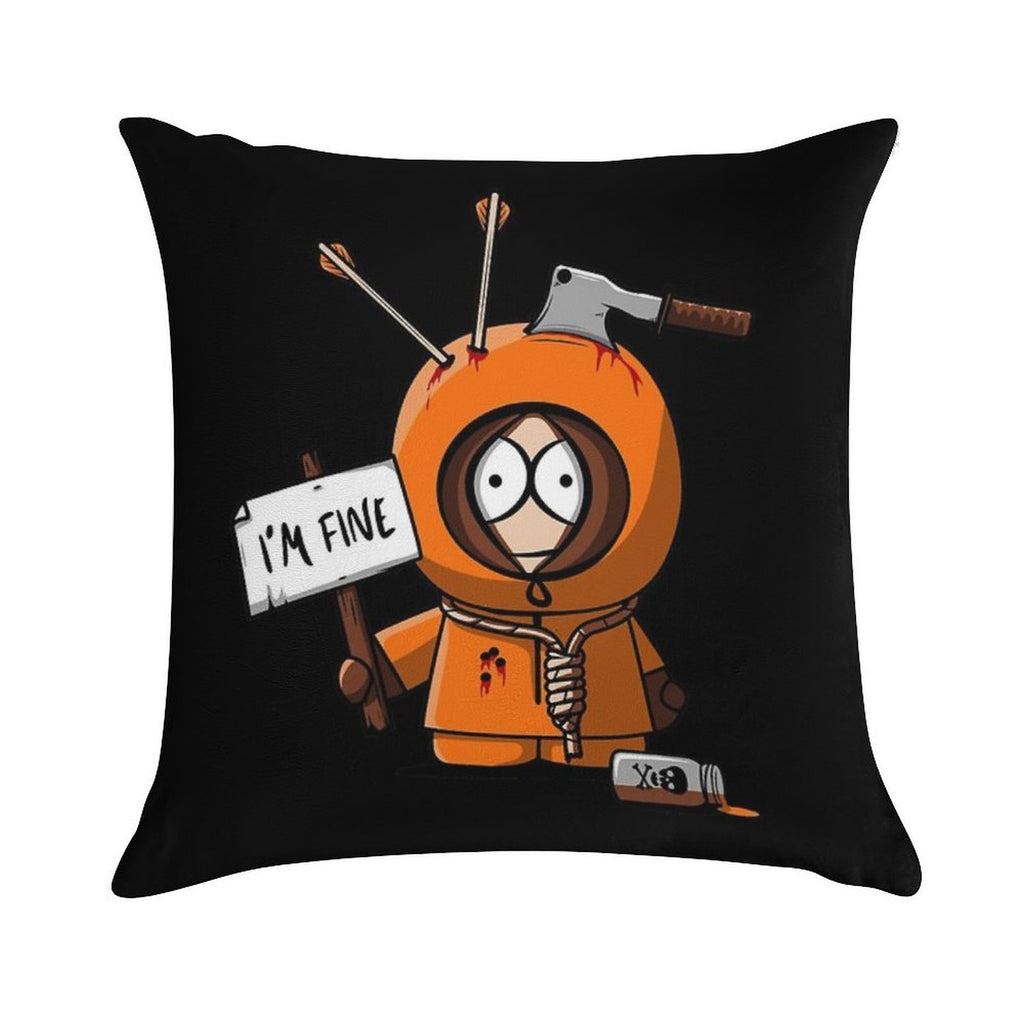 I'm Fine Soft Style Accent Throw Pillow