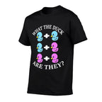 Funny Twins Gender Reveal - What The Duck Are They  Fade-proof Color T-Shirt