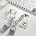 Falcon And Hawk  Dirt-Trapping Bath Mat