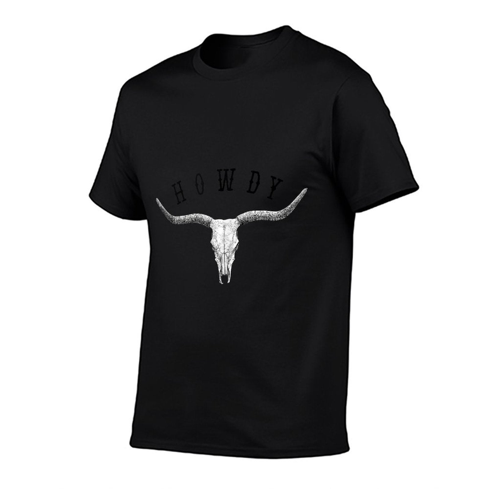 Howdy Bull Skull  Affordable Price T-Shirt