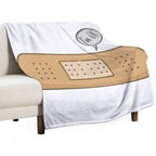 I'm OK Funny Bandages Adorable Cartoon First Aid Kit It Will Be Ok All-season Throw Blanket
