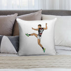 Nick Daicos Soft Reinforced Edging Throw Pillow