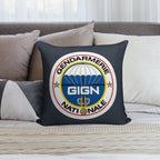 National Gendarmerie Intervention Group - GIGN (France) Soft Short Plush Fabric Throw Pillow