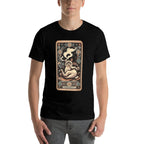 High Priestess Tarot Card Siamese Cat Smoking Weed Cannabis Men Women  Summer-ready Fabric T-Shirt