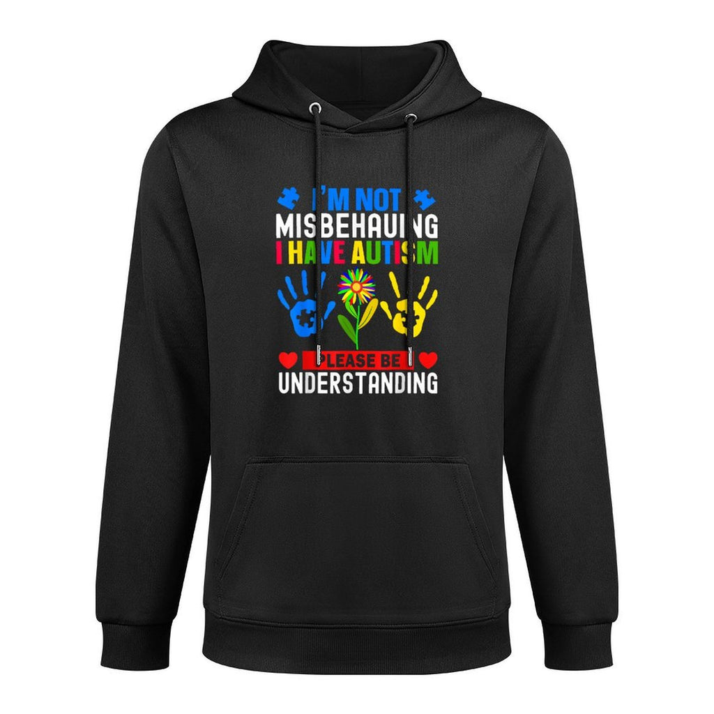 Im Not Misbehaving I Have Autism Awareness Autistic Boys Casual Wear Hoodie