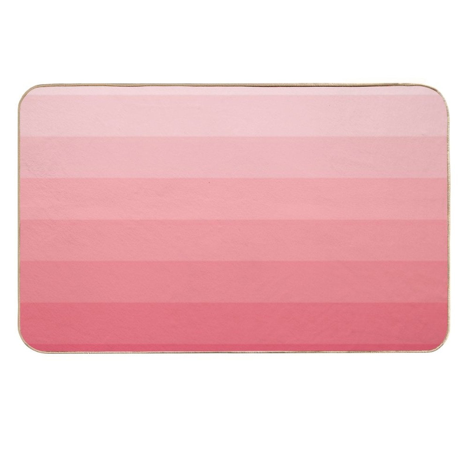 Bubble Gum Coral  Repositionable Bath Mat
