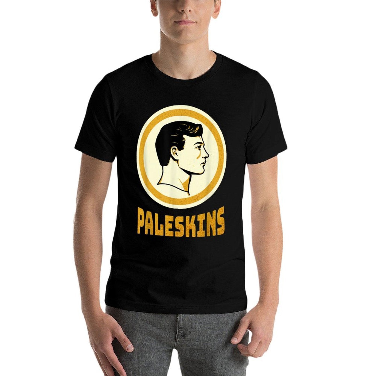Funny Paleskins Funny Vintage Caucasian Pride Comfortable T-Shirt