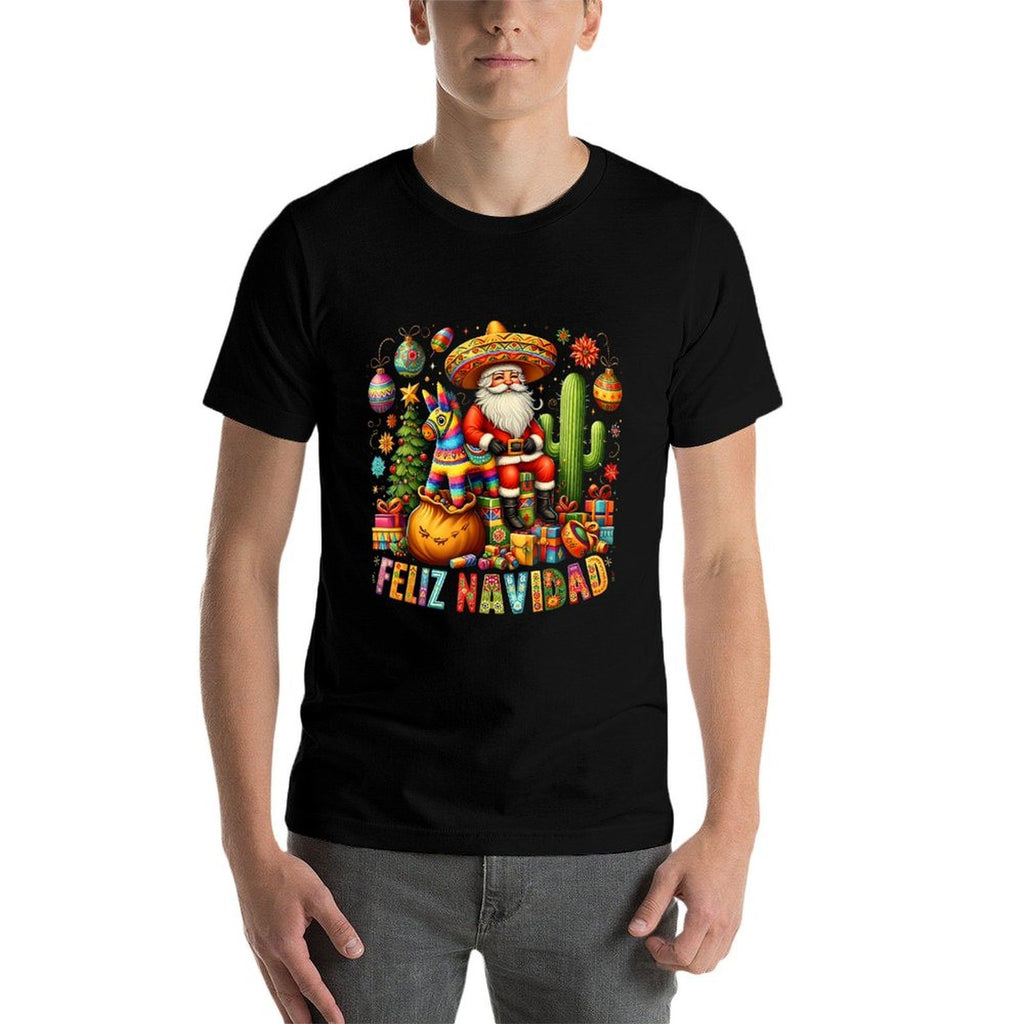 Feliz Navidad Mexican Funny Christmas Santa Festive Graphic  Classic T-Shirt