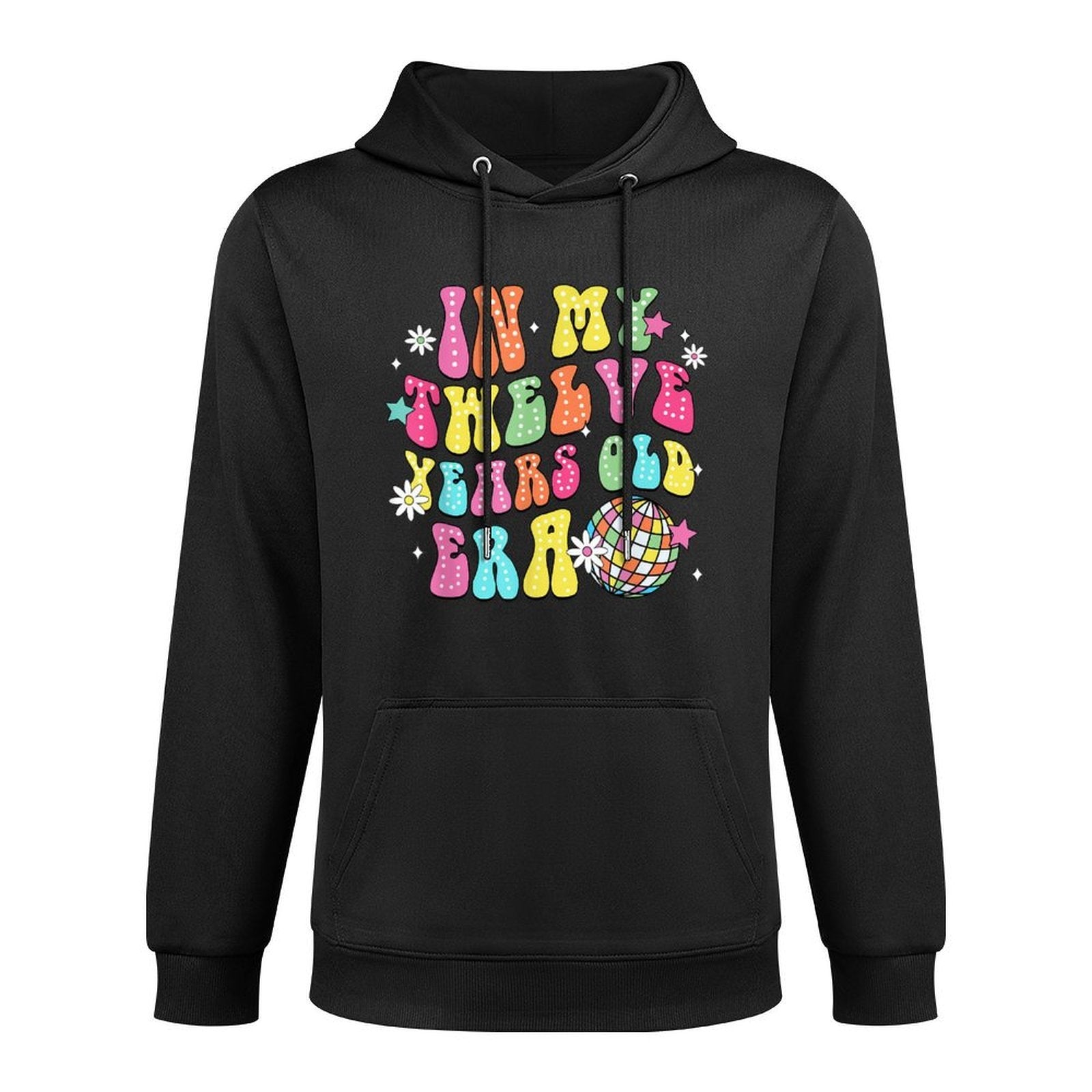 Retro In My Twelve Years Old Era Kids Girls 12th Birthday Customizable Surface Hoodie