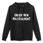 Under New Management Narcotics Anonymous Design Shrink-Resistant Hoodie
