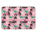 Cute Cryptids (pink)  Rapid-Drying Bath Mat