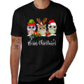 Cute Owl Christmas  High-quality Stitching T-Shirt
