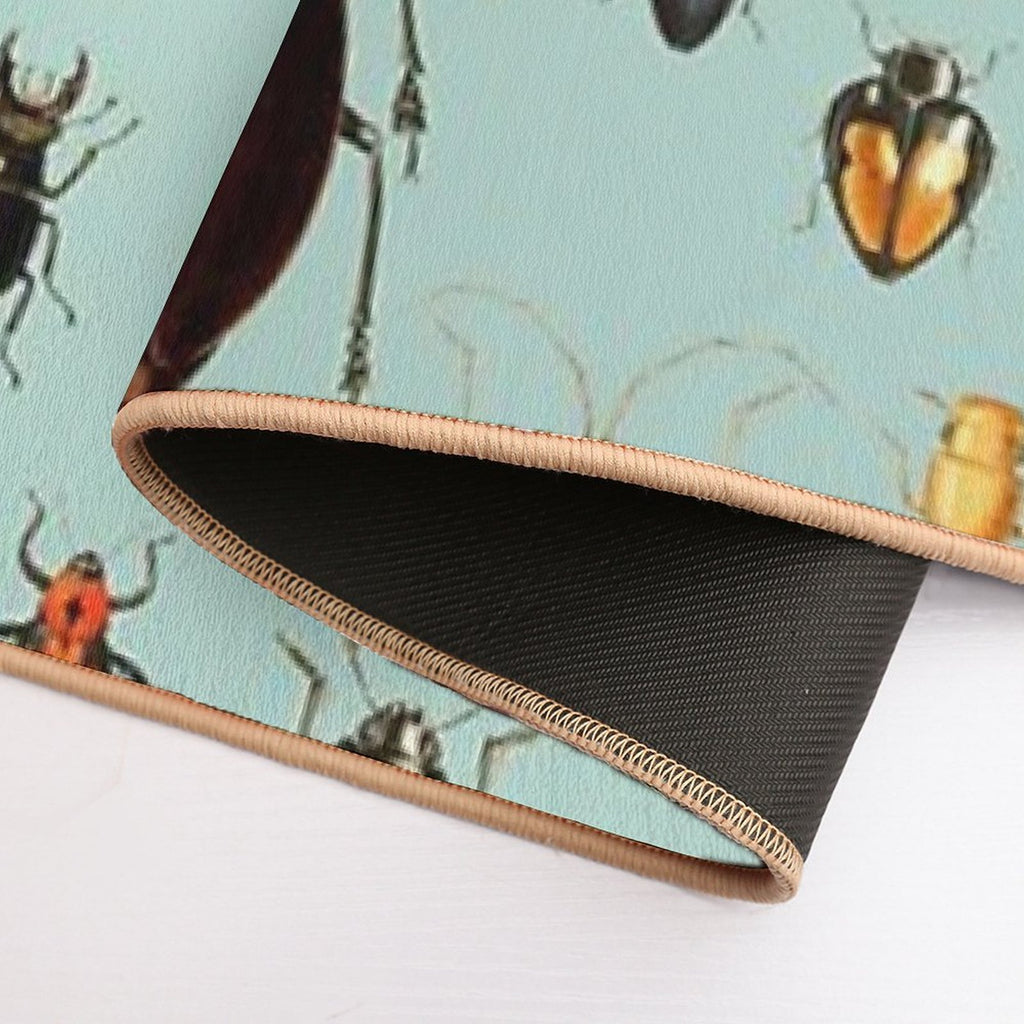 Antique Pattern - Beetles And Bugs  Multi-Purpose Bath Mat