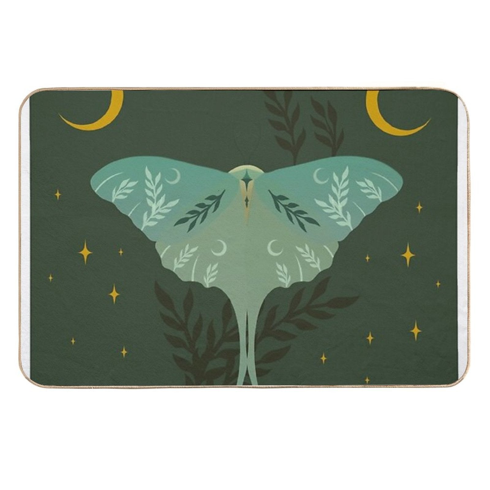 Moth And Moon  Pet-Safe Bath Mat