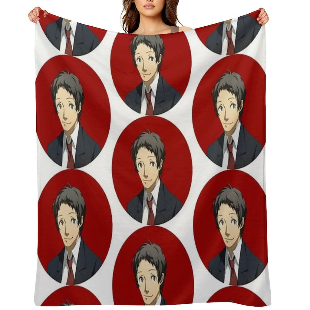 Adachi Portrait Versatility Throw Blanket
