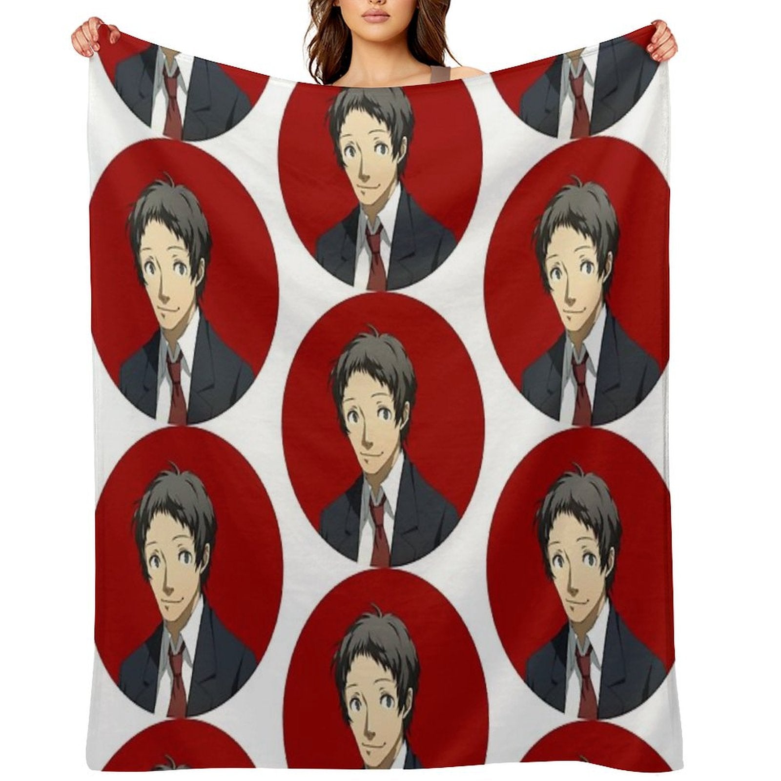 Adachi Portrait Versatility Throw Blanket