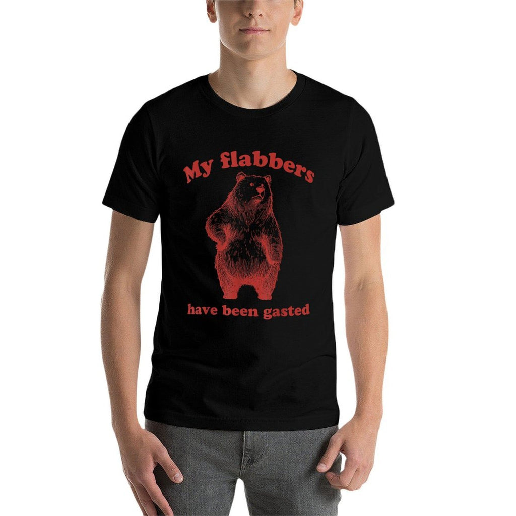 My Flabbers Have Been Gasted Bear Funny Meme  Eco-friendly Material T-Shirt