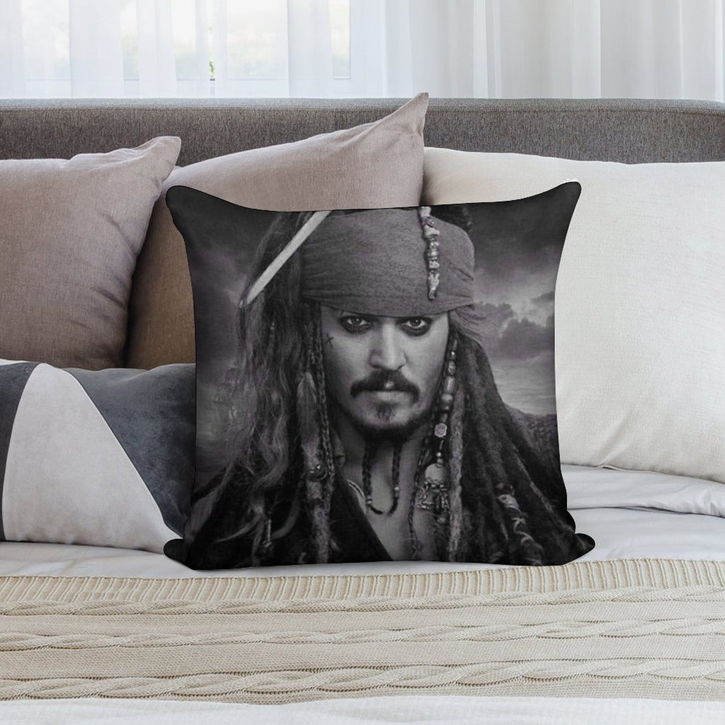 Jack Sparrow Soft Reinforced Edging Throw Pillow