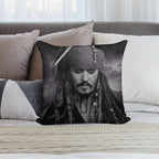 Jack Sparrow Soft Reinforced Edging Throw Pillow