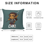 Chibi Lae'zel Soft Warmth Comfort Throw Pillow