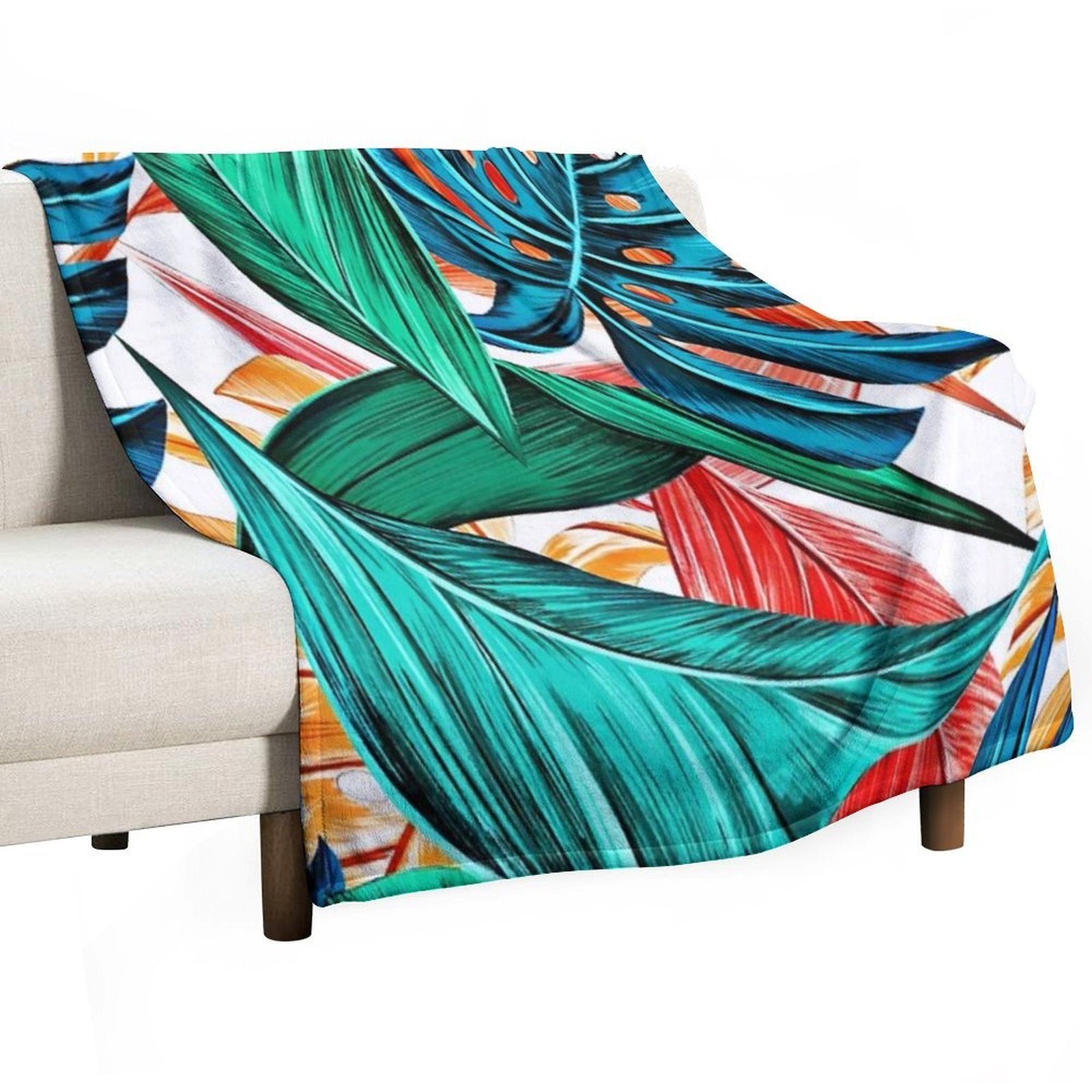 Fibers Digital Art Gift-ready Throw Blanket