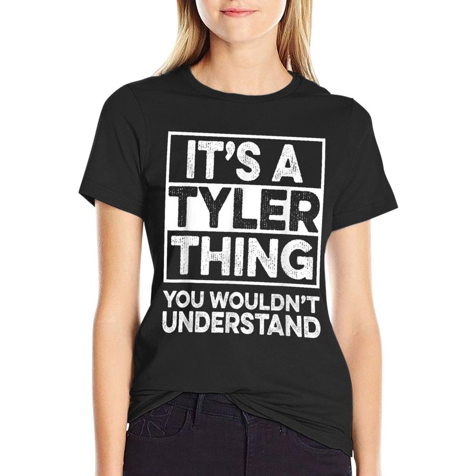 Its A TYLER Thing You Wouldnt Understand TYLER Funny  Cotton T-Shirt
