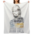 Lieutenant Worf - Star Trek Next Generation Durable Throw Blanket