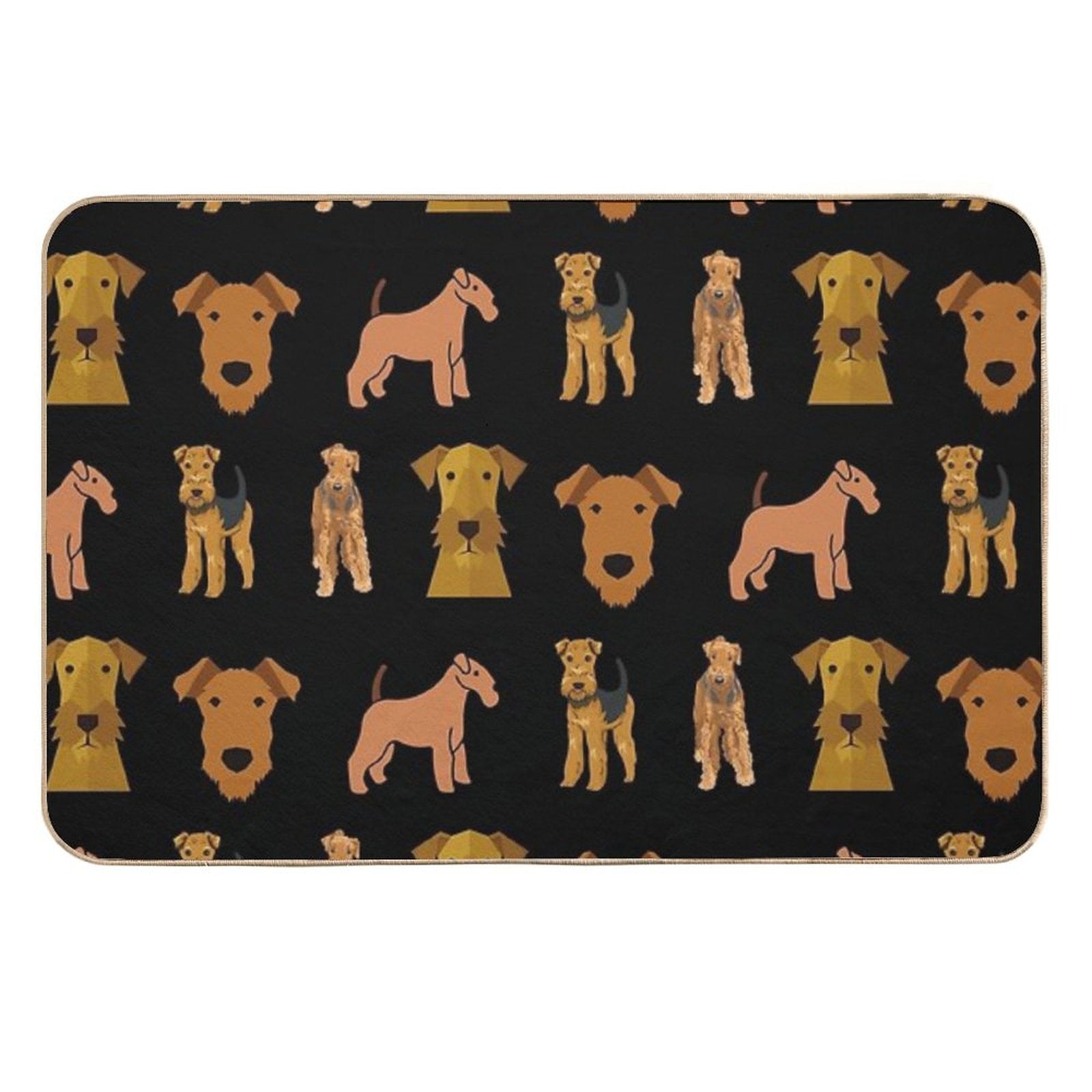 Airedale Terrier  High-Traffic Bath Mat