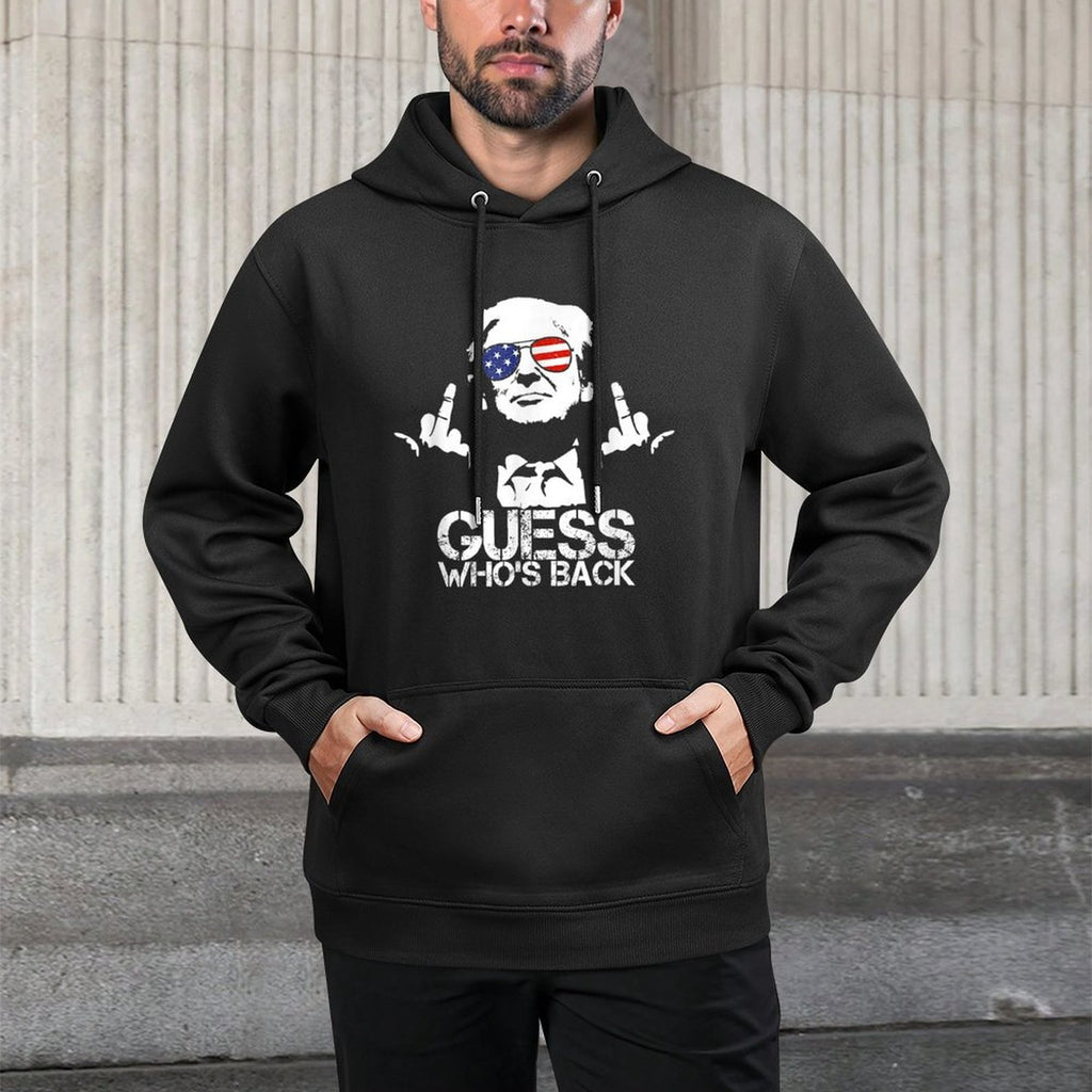 Guess Who&#39;s Back Trump Machine Washable Hoodie