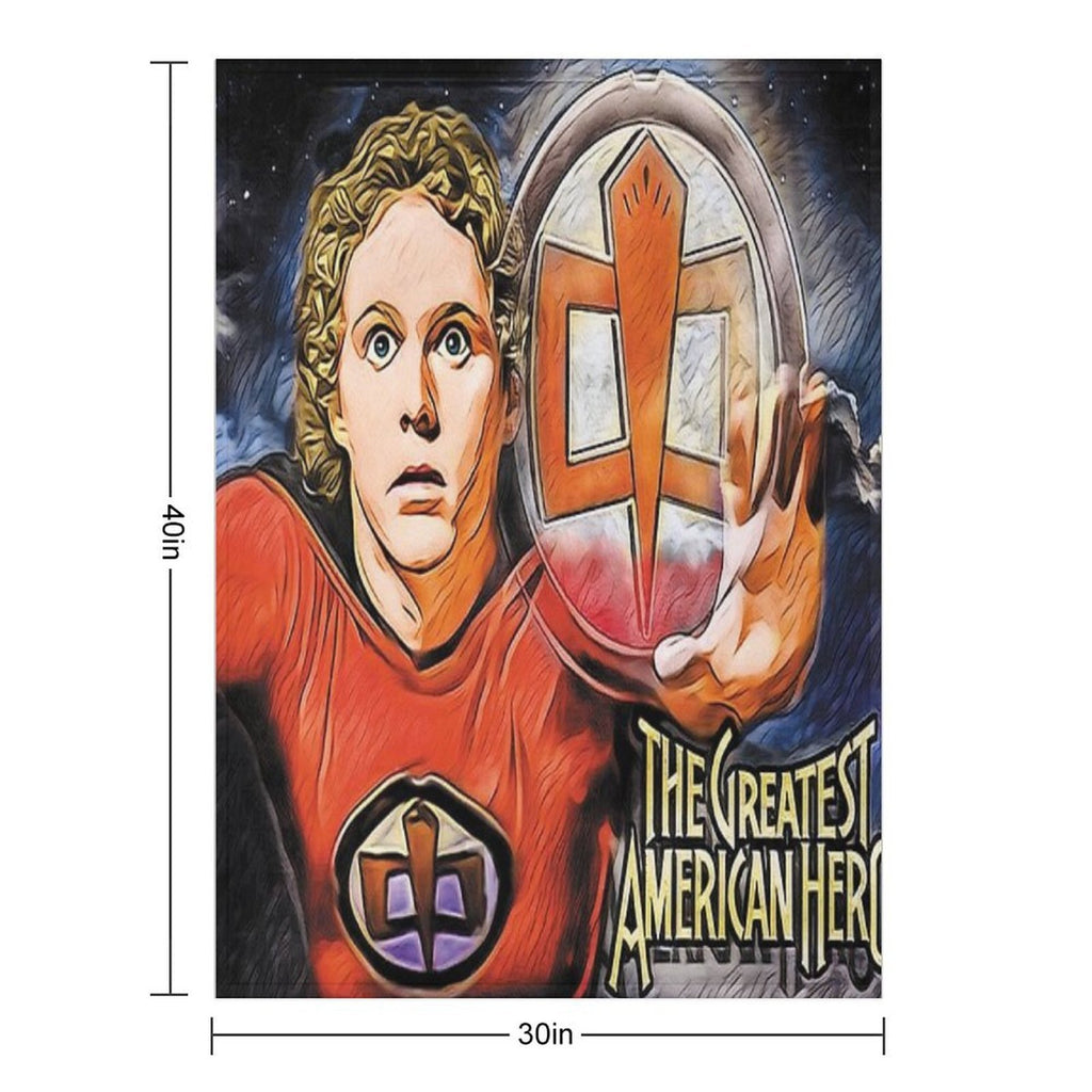 Ralph Hinkley - The Greatest American Hero Velvety-soft Throw Blanket
