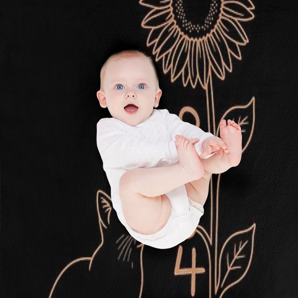 8647 Subtle Anti Trump 86 47 Cat Sunflower, Cat Lovers Durable Throw Blanket