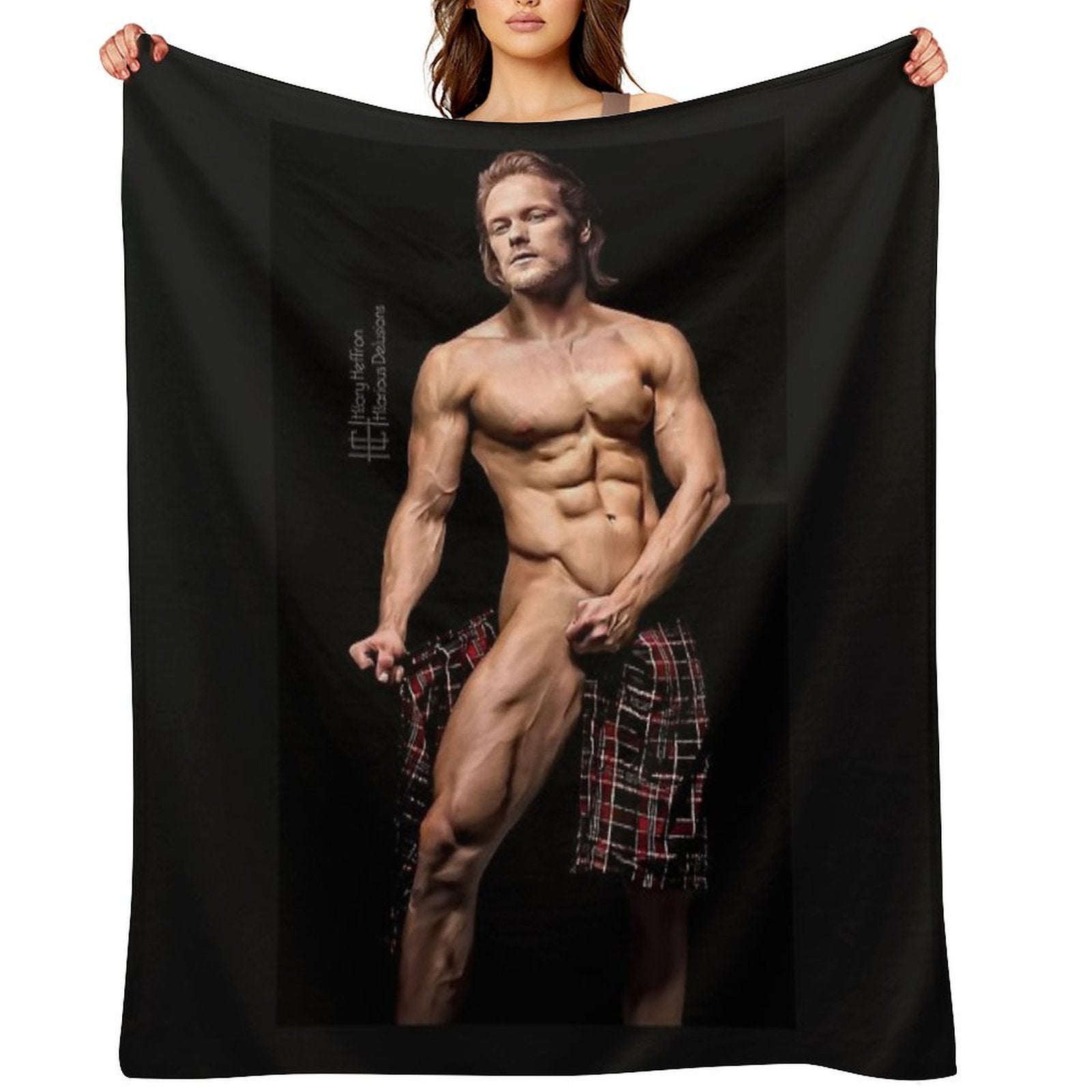 Sam Heughan Anti-pilling Throw Blanket