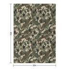 Camo Stars Blend Canvas 2 Multi-functional Throw Blanket