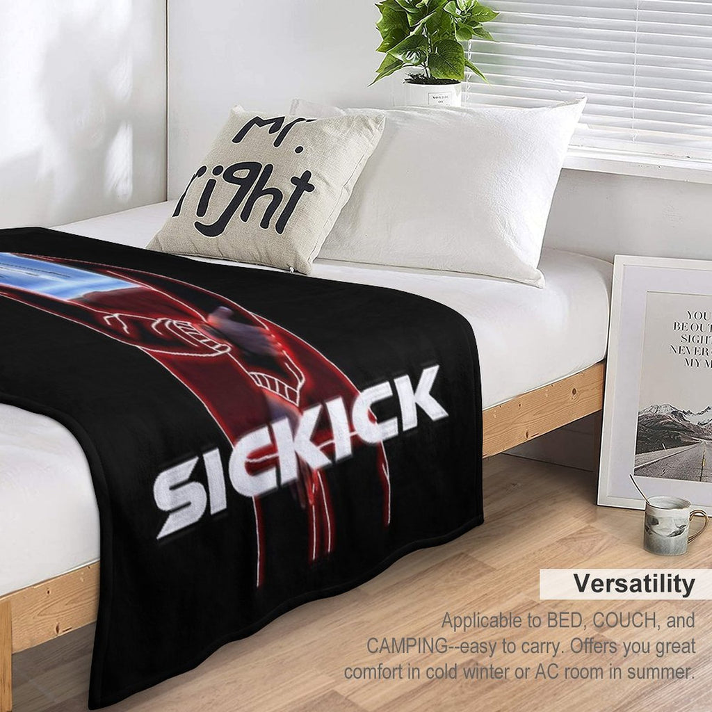 Sickick Music S!ckK!ck Lightweight Throw Blanket