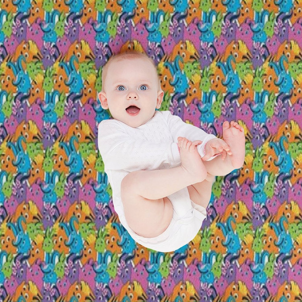 Sunny Bunnies - Pattern # 2 Wrinkle-free Throw Blanket