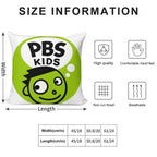 Pbs Kids Nostalgia Soft Luxury Feel Throw Pillow
