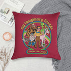 My Imaginary Friends Soft Anti-Pilling Throw Pillow