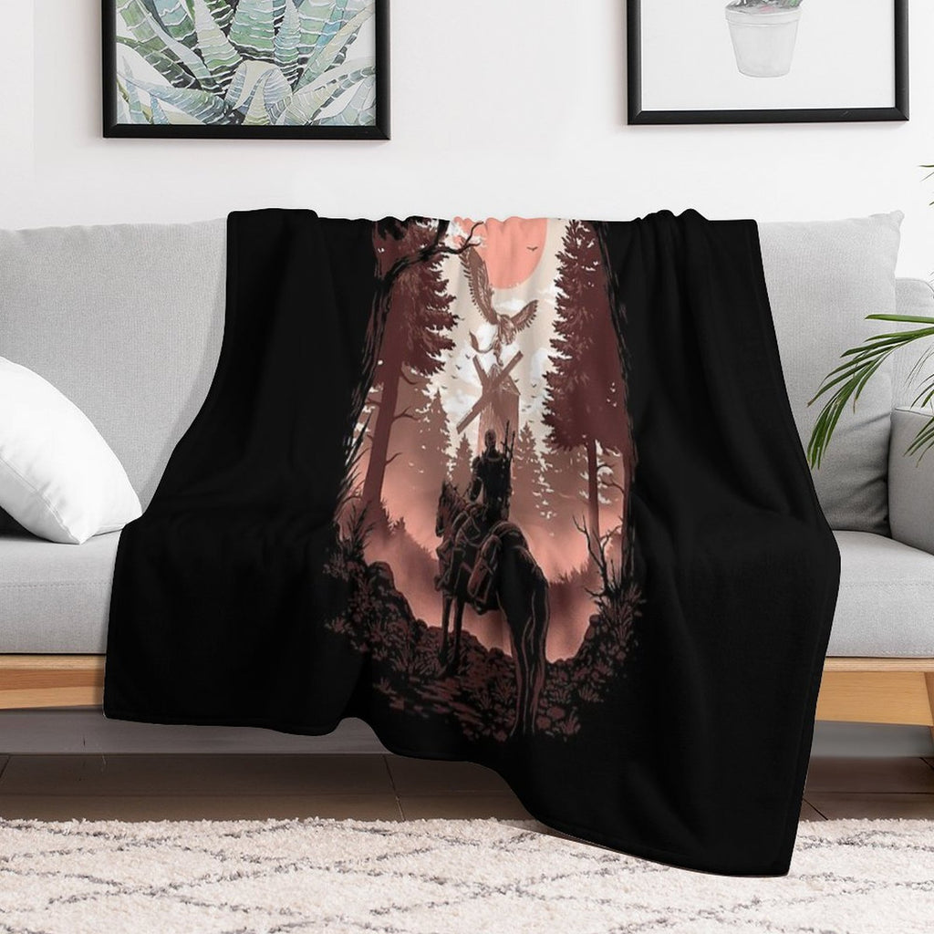 The Wild Hunt Easy Care Throw Blanket
