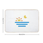 Welcome Summer Abstract, Hot Summer 2023, Summer Sunset, Beach Day  Versatile Bath Mat