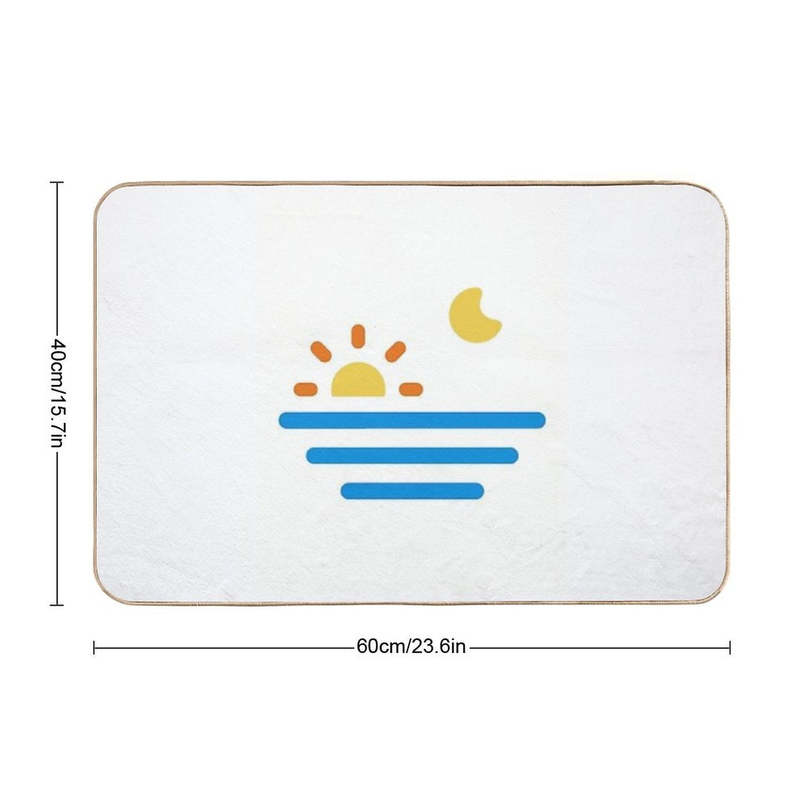 Welcome Summer Abstract, Hot Summer 2023, Summer Sunset, Beach Day  Versatile Bath Mat