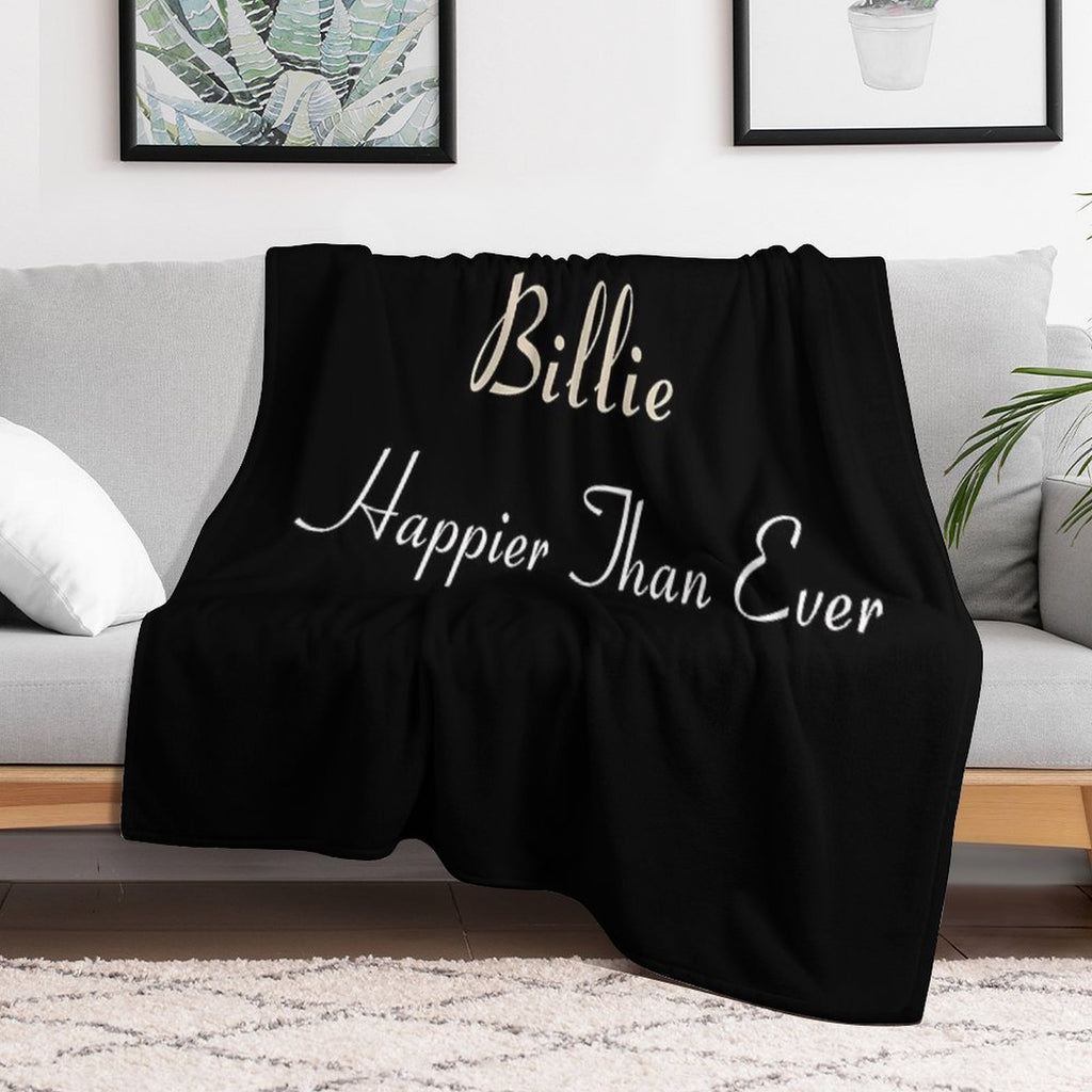 Billie Happier Than Ever Versatility Throw Blanket