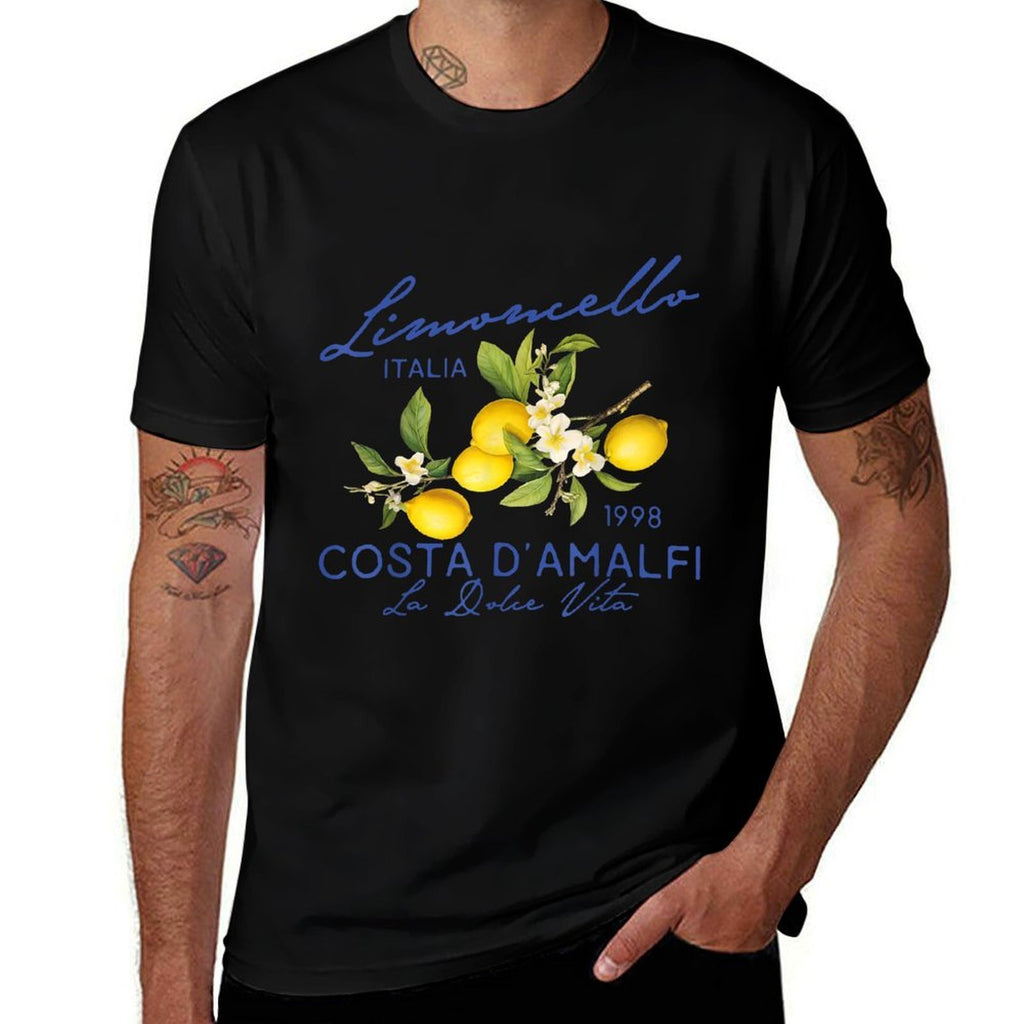 Limoncello Amalfi Coast Lemons Summer Italy Gift For Her  Easy-care T-Shirt