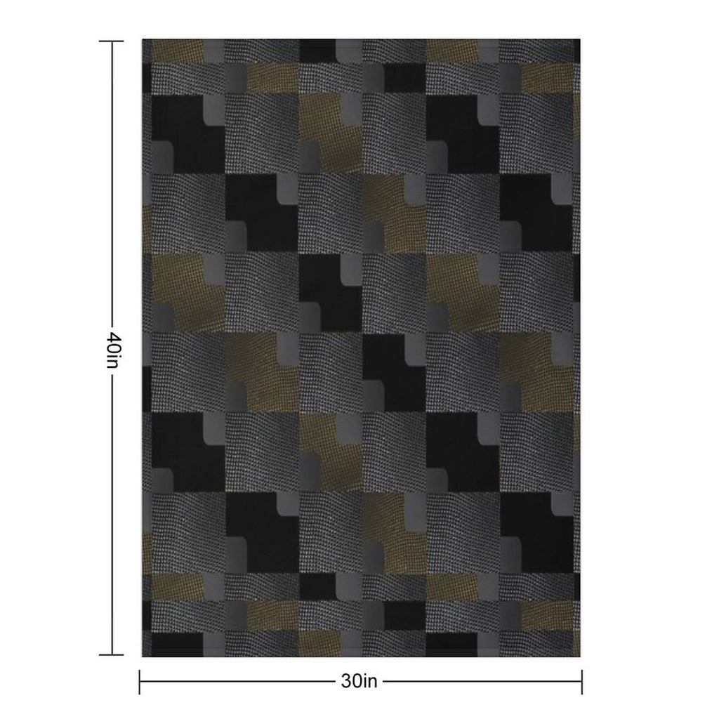 Patchwork Quick-dry Throw Blanket