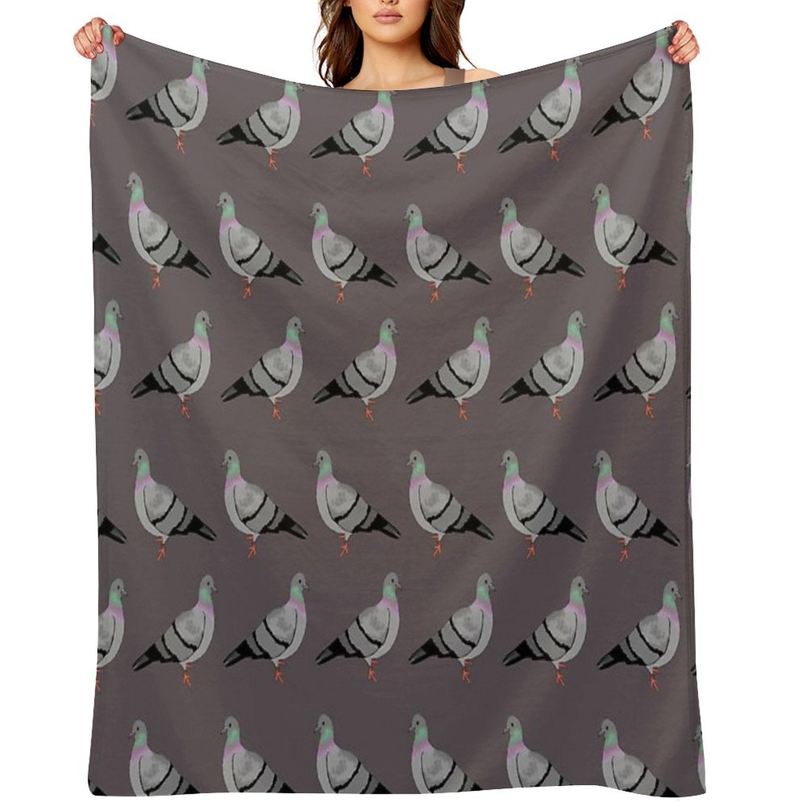 Pigeon Walk Eco-conscious Throw Blanket