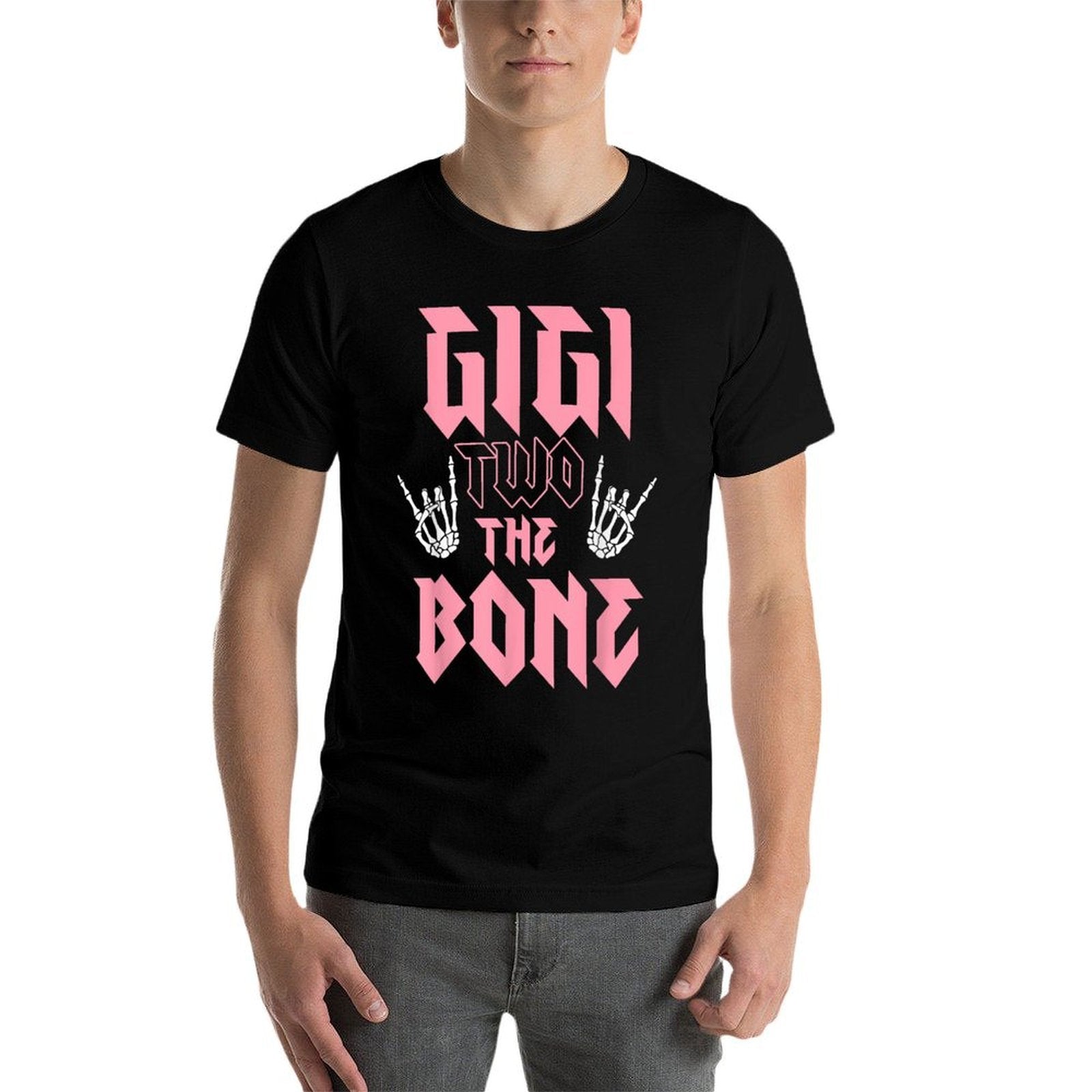 Gigi Two The Bone Birthday 2 Years Old Birthday Girl  Lightweight T-Shirt