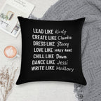 The Baby Sitters Club - Kristy, Claudia, Stacey, Mary Anne, Dawn, Jessi, Mallory Soft Warmth Comfort Throw Pillow