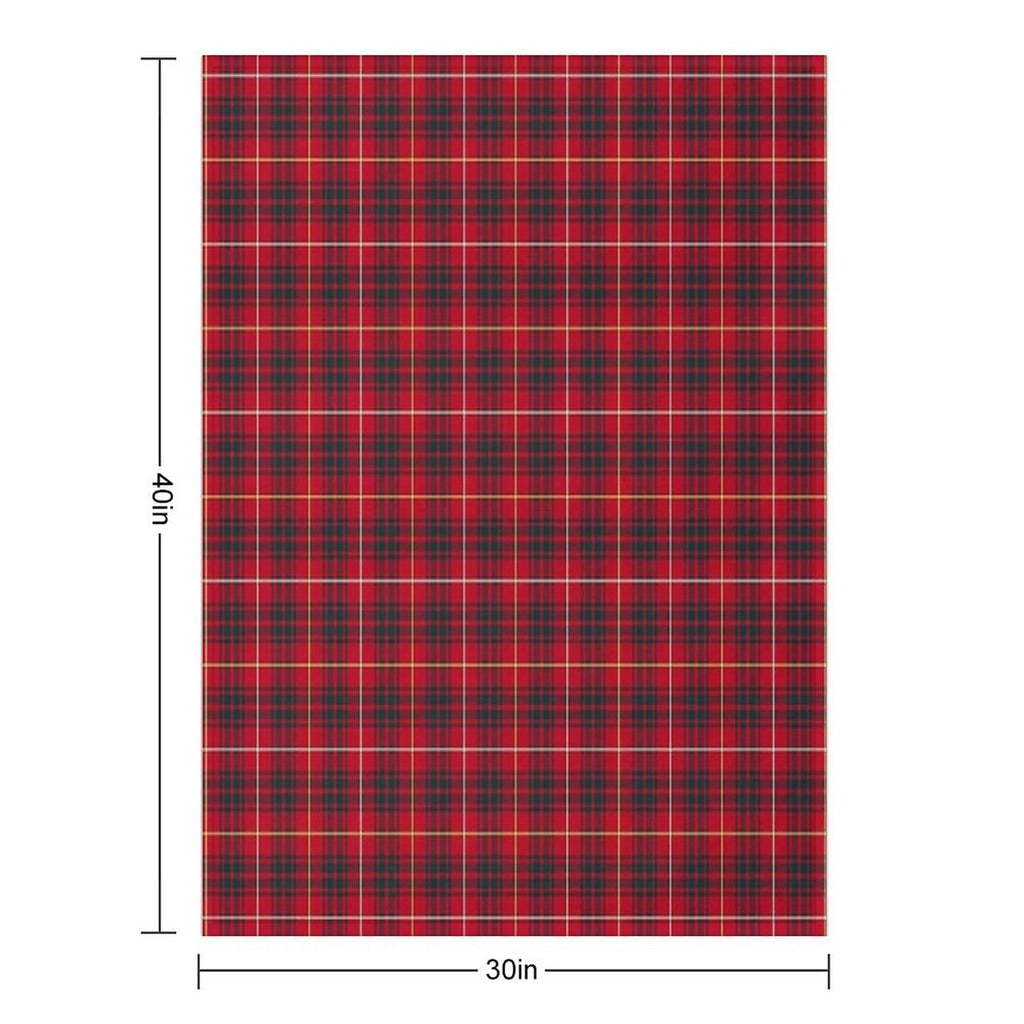 Clan Bruce Tartan Compact Throw Blanket